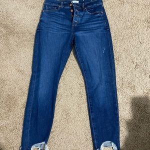 LOFT Skinny Blue Jeans - Like new